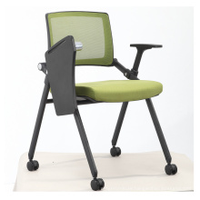 China Office Furniture Folded Student Training Study Chair with Writing Pad
